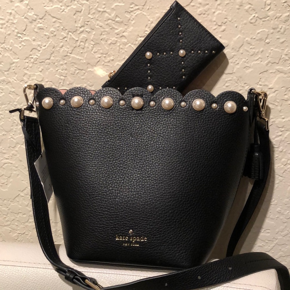 Kate Spade ♠️ Hayes Street Pearl Vanessa + wallet - Picture 1 of 8